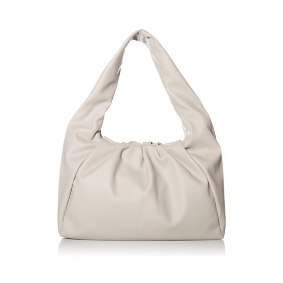 EUC The Drop Women's Janelle Gathered Shoulder Bag, Ice Grey, One Size - Picture 3 of 14